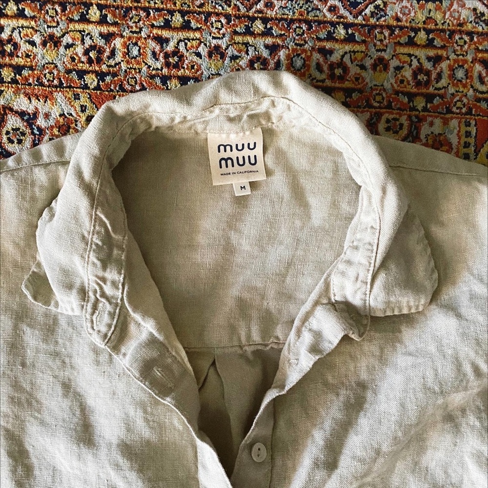 Shop muumuu cocoon shirt dress - Picture 3 of 5